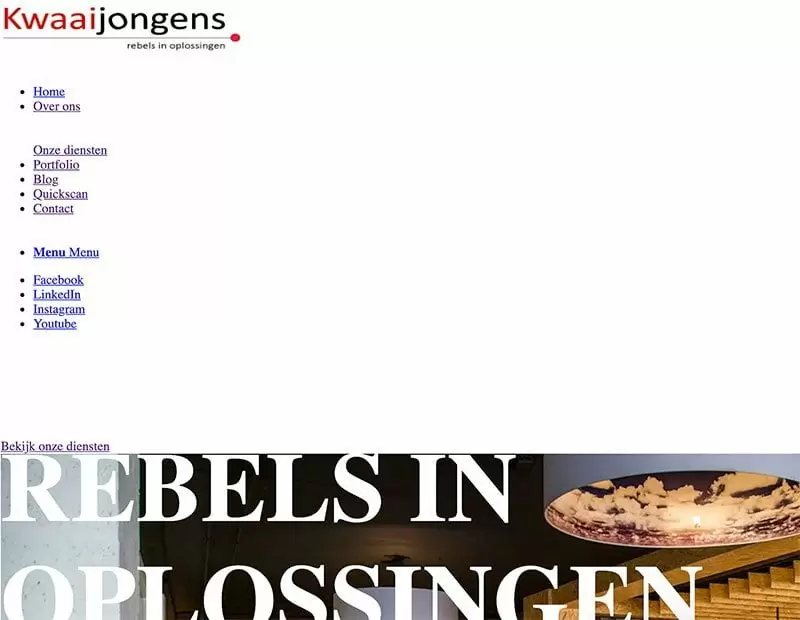 kwaaijongens fouc no css voorbeeld