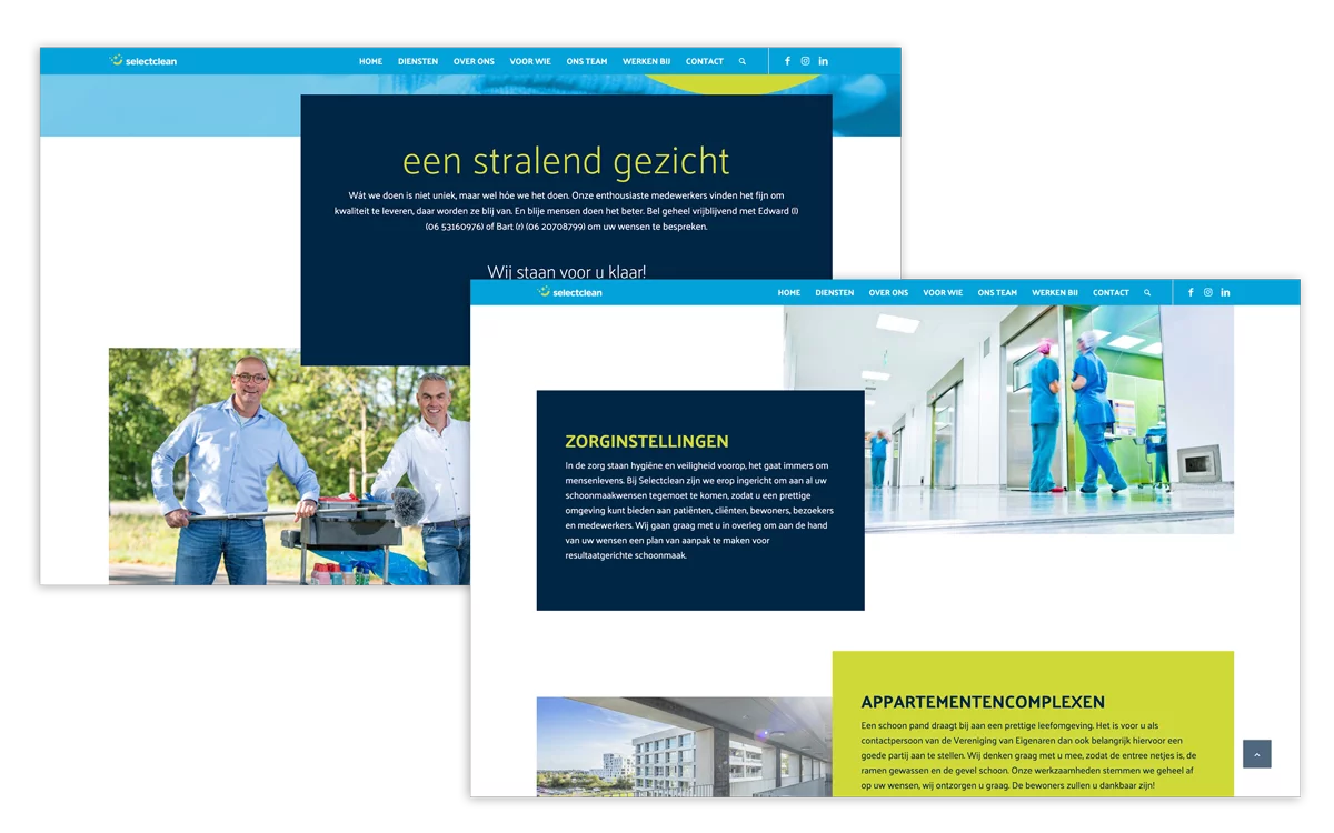 Van mockup naar webdesign