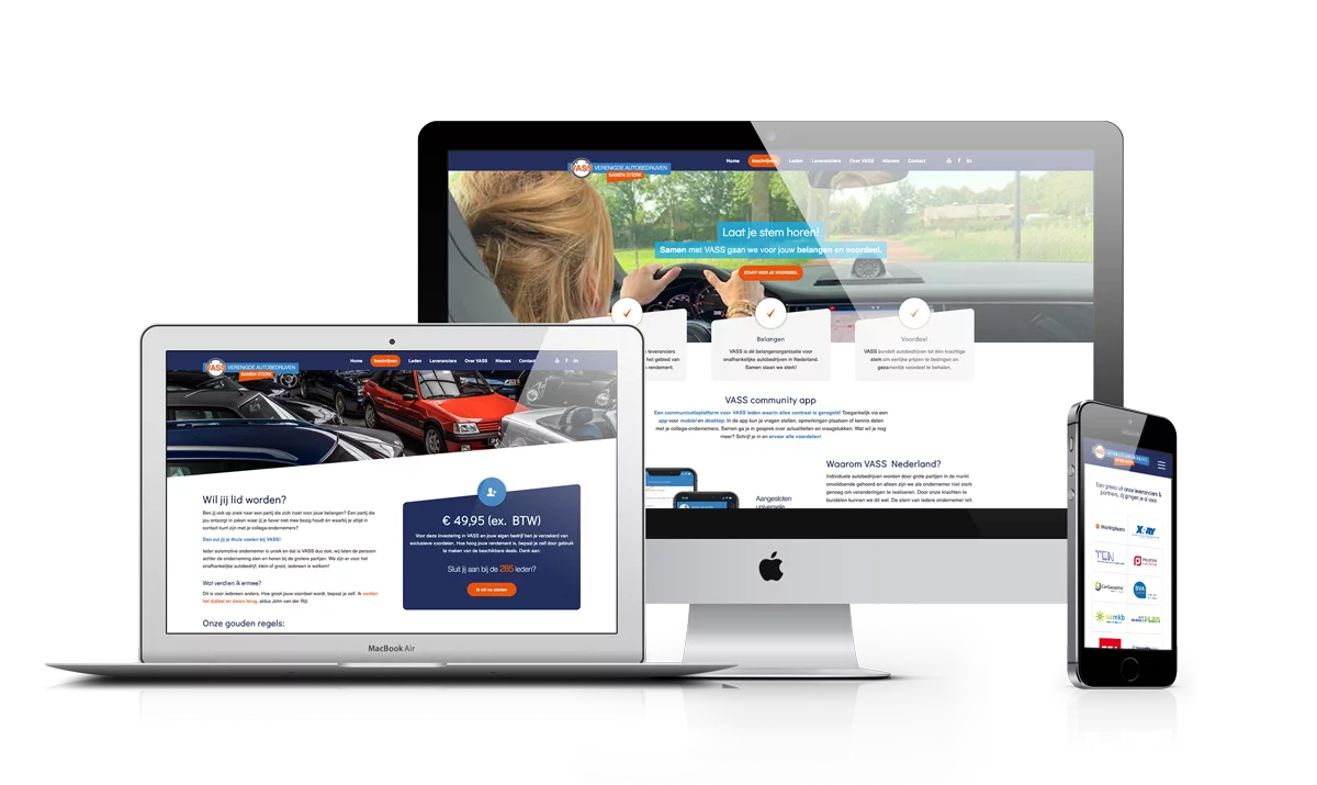 VASS Nederland WordPress website