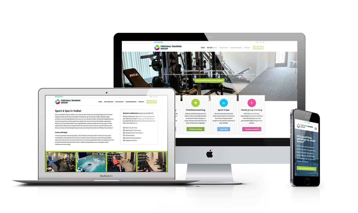 Webdesign Personal Training Group Uden