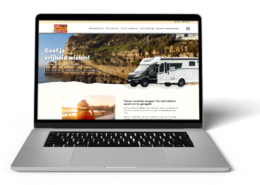 Wordpress website voor Bergland Camperverhuur, ontwikkeld door Kwaaijongens